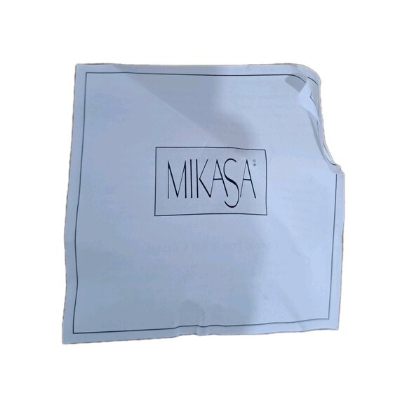 Mikasa Christmas Tree Votive Candle Holder Crystal  Germany New Old Stock - Picture 6 of 15